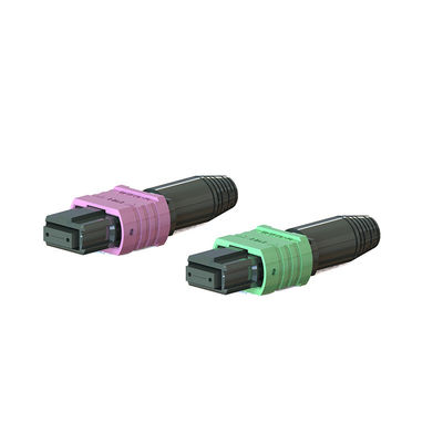 Guter Preis FTTH Mini Gehäuse MPO-Anschluss 5,0 mm Rundboot 12 24 Kern OM3 Anschlussfaser Online