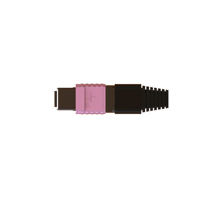 Guter Preis MPO MTP Stecker mit umspritztem Flachbandkabelanschluss 3,0 mm 12-adriger Stecker OM4 Magenta Online