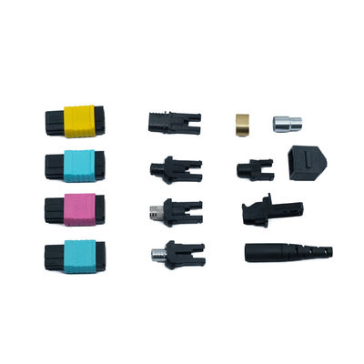 Guter Preis Hochpräziser und austauschbarer MPO-Stecker 16X OM3 2,0 mm UL94V-0 MTP-Kits Online