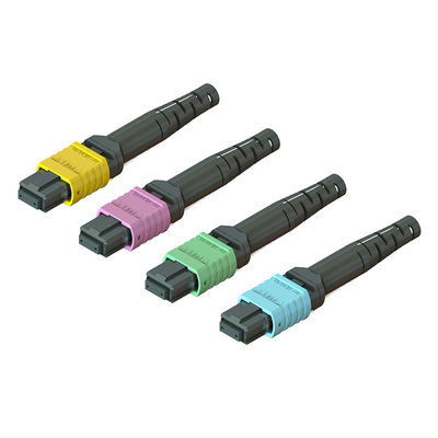 Guter Preis Telekommunikation MPO Glasfaserverbindung 3.5 60mm 12 / 16 / 24 Kerne Männlich Weiblich Online