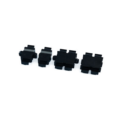 Guter Preis MPO-Adapter, schwarz, Simplex-, Duplex- und Quad-Version, MTP-Kupplung mit Flansch Online