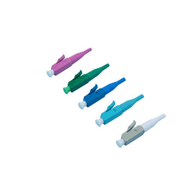 LC simplex APC/PC Glasfaserverbindung kompatibel mit Kunststoffstopper