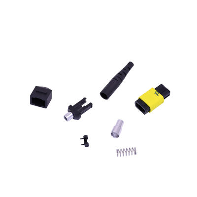 MTP/MPO-Steckverbinder-Kits Stecker/Buchse mit MT-Ferrule Push-Pull-Art Glasfaseradapter